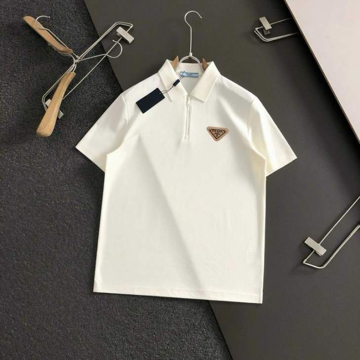 Picture of Prada Polo Shirts Short _SKUPradaM-3XLxetr33425686